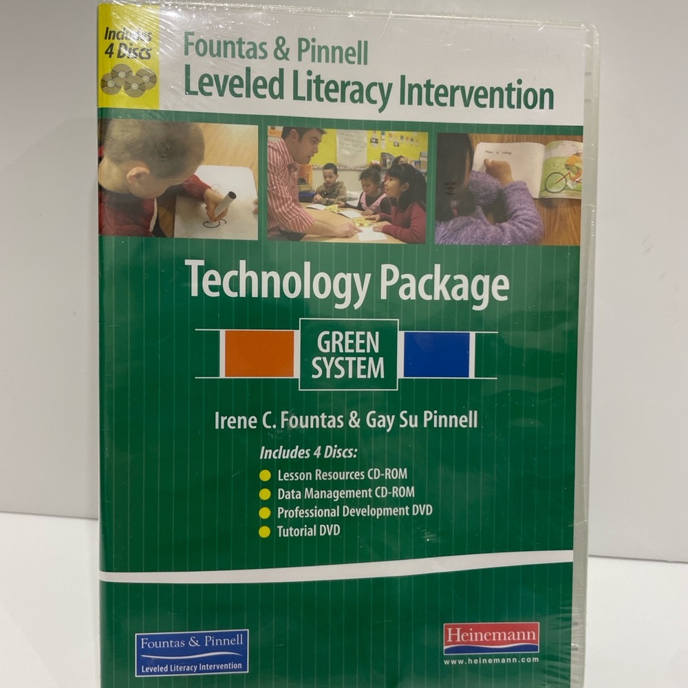 Fountas & Pinnell LLI Green System Technology Package Sealed 4 Discs